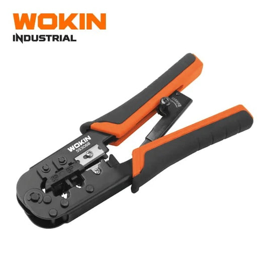 PINCE RESEAU - À SERTIR MODULAIRE À CLIQUET  – 185 mm