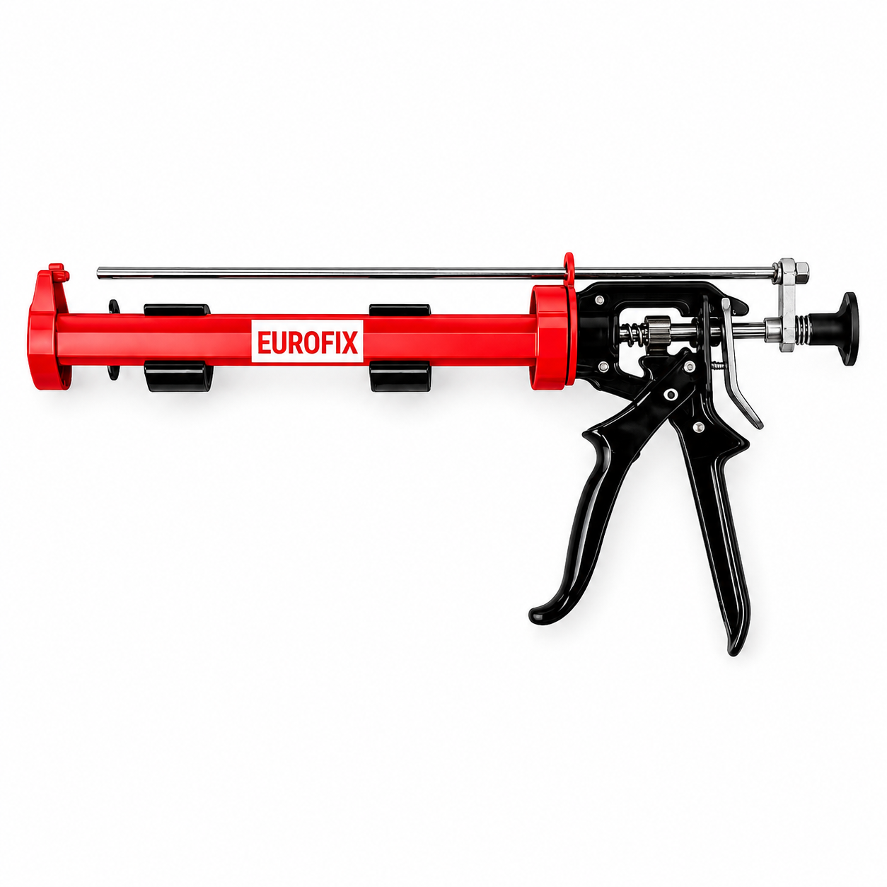Pistolet Silicone Noir EUROFIX – Manuel à gâchette pour cartouche silicone mastic étanchéité Réf. 4248LA6 | SQES Tunisie
