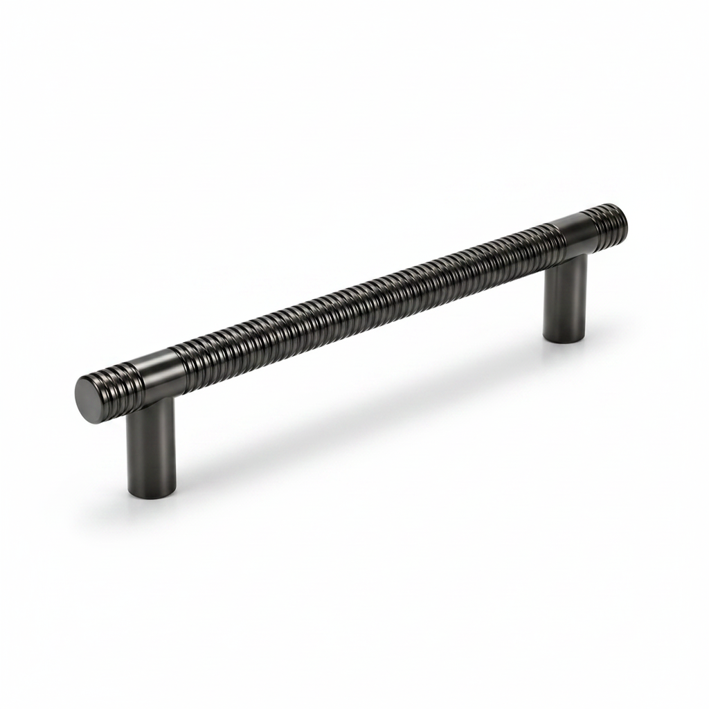 Poignée de Meuble 28501 Gris Anthracite Métal Texturé