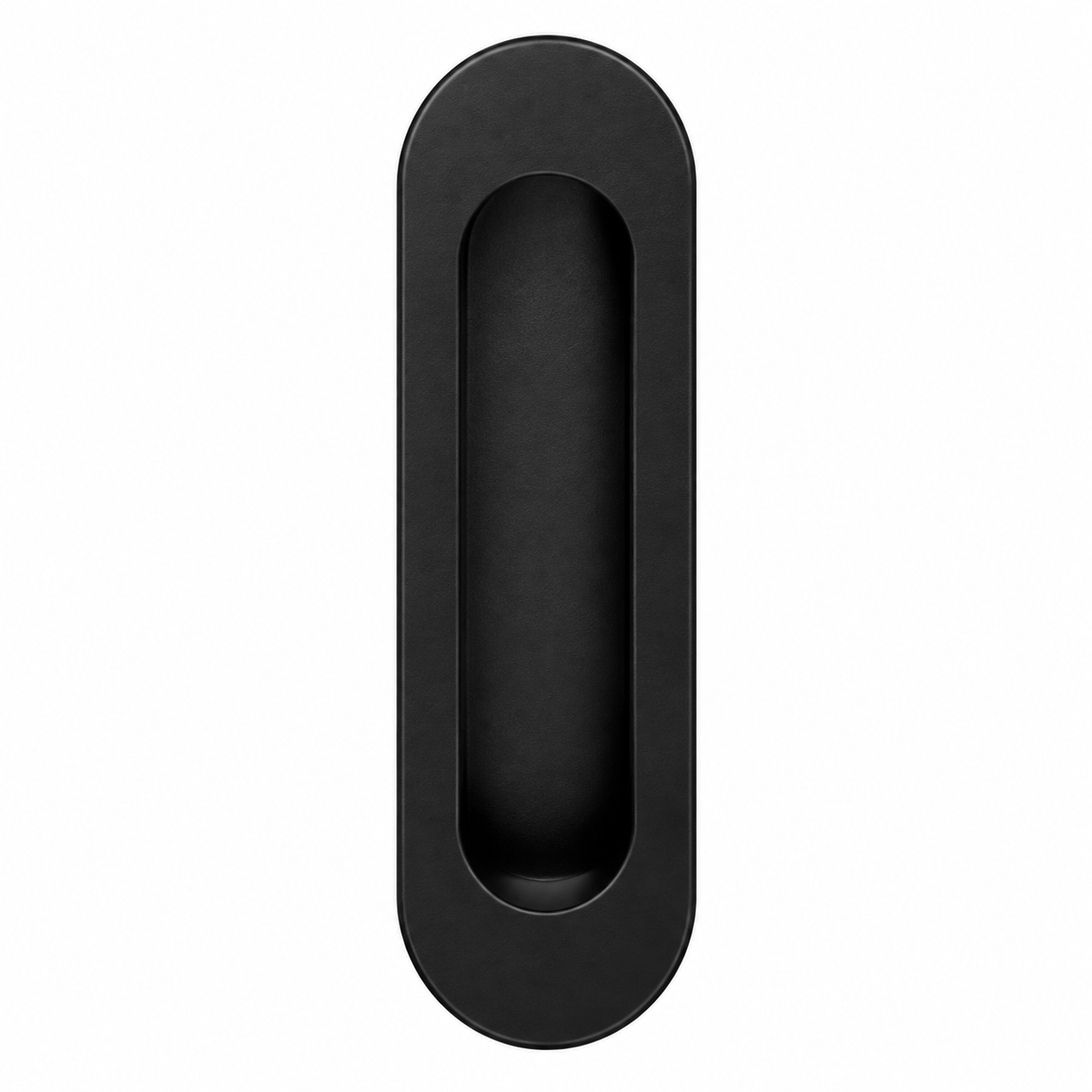 Poignée encastrée ronde 21093 noire disponible en dimensions 76 mm et 100 mm chez SQES Tunisie.