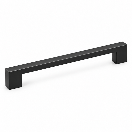 Poignée de meuble 21065 disponible en Noir , dimensions 128, 160 et 192 mm chez SQES Tunisie.