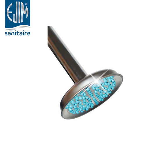 Pomme de douche inox EJIM réf JSB1070 – jet homogène puissant, anticalcaire anticorrosion, finition chromée brillante, compatible flexible standard
