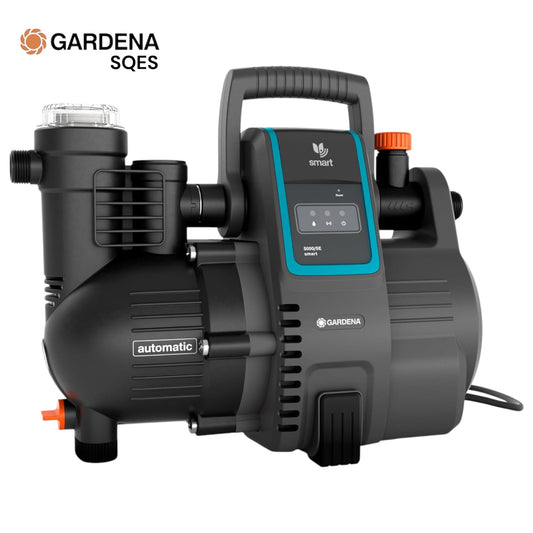Pompe Automatique Smart Home & Garden 5000/5 GARDENA Réf. 19080-20 — 5000 L/h, Technologie Intelligente, Protection Anti-Sec | SQES Tunisie
