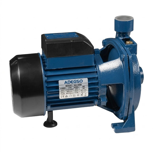 Pompe à eau électrique ADEGSO AD-40125 1,5 HP 1 100 W — Pompe de surface Réf. AD-40125 | SQES Tunisie
