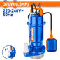 Pompe vide-cave WADFOW WWPQA01 370 W pour eaux claires, flotteur, protection thermique, câble 9 m, débit max 90 L/min et HMT max 16 m. SQES Tunisie.