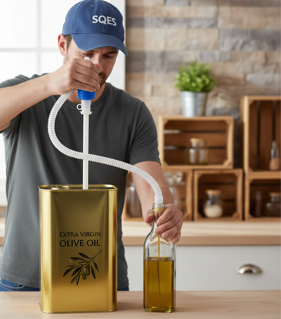 Pompe WADFOW - Remplissage huile d'olive