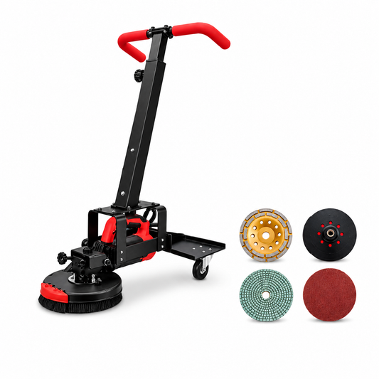 Ponceuse à béton 2200 W Ø180 mm avec aspirateur et chariot – Vitesse 2200-4800 tr/min Réf. 8750UE1800 | SQES Tunisie
