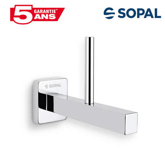 Porte rouleau papier toilette SOPAL Ward SB46A04 chromé brillant laiton fixation invisible | SQES Tunisie
