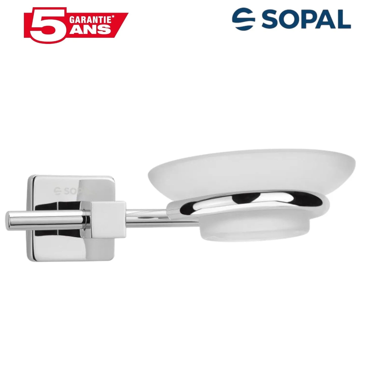 Porte Savon Mural SOPAL Ward SB49A04 — Chromé Brillant Laiton