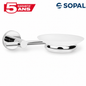 Porte-savon SOPAL Série Yasmine réf. SB31A04 en inox brossé, fixation murale, résistant à l'humidité | SQES Tunisie
