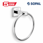 Porte-serviette anneau SOPAL Ward SB64A04 chromé brillant laiton fixation invisible | SQES Tunisie
