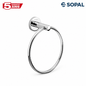 Porte-serviette rond SOPAL Série Yasmine réf. SB62A04 en inox brossé, fixation murale, design moderne | SQES Tunisie

