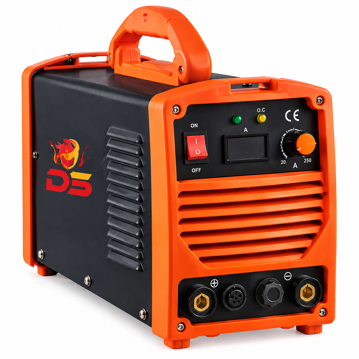 Poste à souder TIG/MMA Inverter DS 4303OUE250L, alimentation 220 V, courant DC 30–250 A, puissance absorbée 9,8 kVA et cycle de service 60 % à 250 A pour soudage compatible | SQES Tunisie
