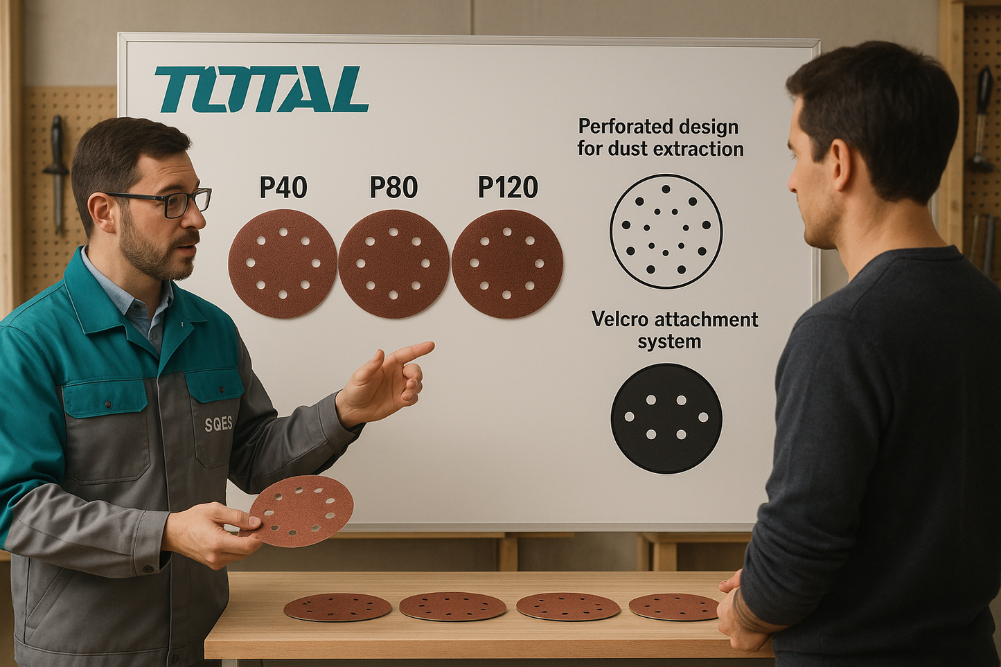 Présentation professionnelle du système de disques TOTAL