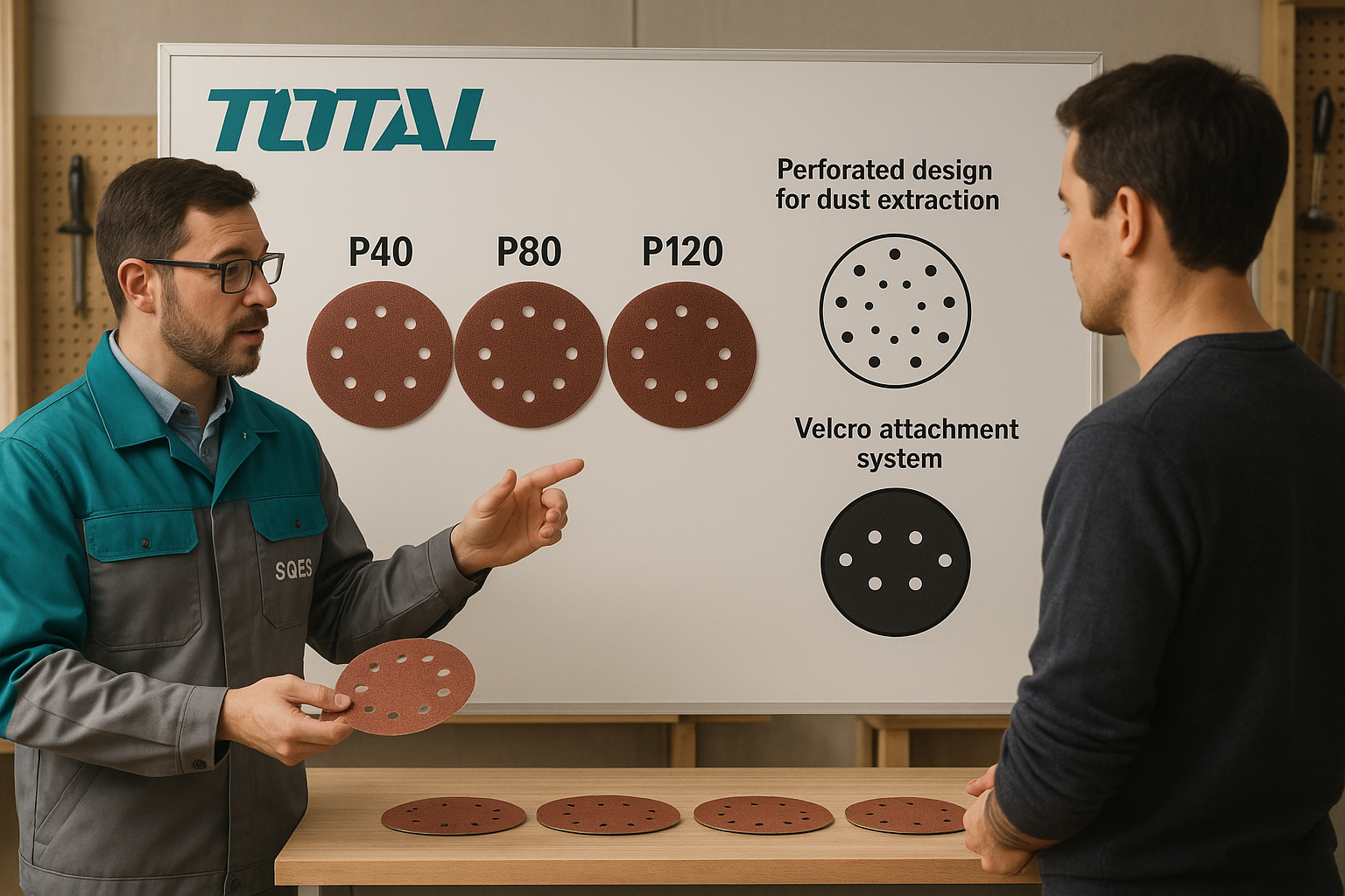 Présentation professionnelle du système de disques TOTAL
