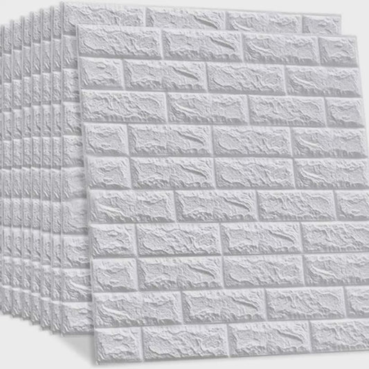 Panneaux muraux adhésifs 3D - Anti-Humidité - Anti-Bruit - Décoration BLANC