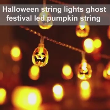 Guirlande LED Lumineuse Halloween Tunisie - CITROUILLE