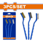 Le set de 3 brosses abrasives Wadfow WBH3607-WHT est conçu pour le nettoyage intensif, l’élimination de la rouille, le décapage de peinture et la finition des surfaces. 