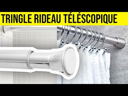 Tube Rideau de douche Sans Perçage Extensible