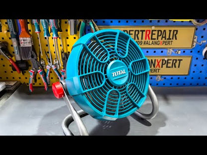 Ventilateur Portable 20V Li-ion – Inclinaison 360° + Adaptateur Secteur Inclus