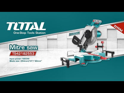 Scie à Onglet Coulissante 255mm – 1800W Haute Précision & Puissance