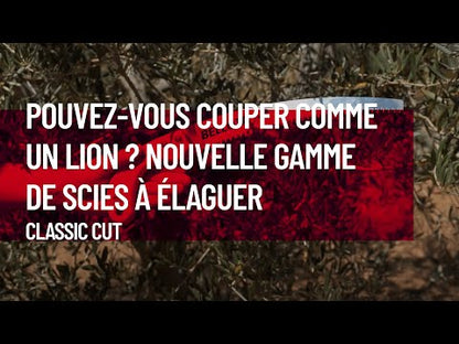 Scie jardinier - à Élaguer Professionnelle - Gamme Lion | Manche Courbé Bimatière