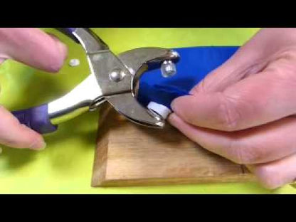 Pince presse bouton 6" + 100 anneaux