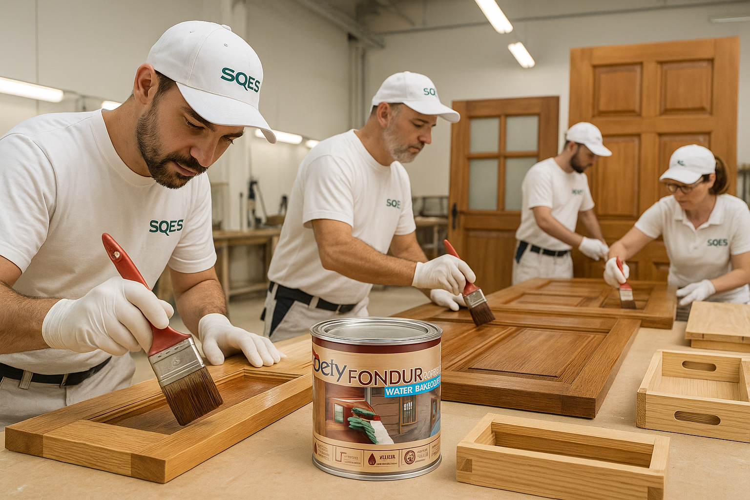 Équipe professionnelle SQES - Projet bois avec Fondur