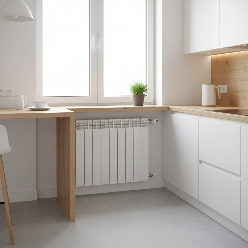 Radiateur ECO/LINE blanc cuisine