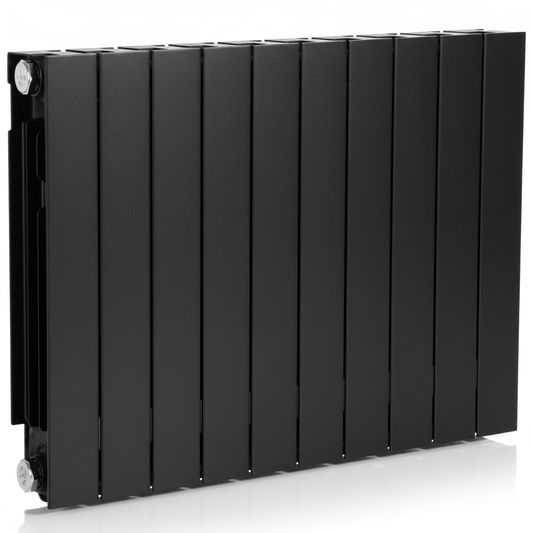 Radiateur noir détails