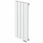 Radiateur vertical DRAMA aluminium 180 cm, disponible de 4 à 7 éléments en blanc, avec puissance jusqu’à 1525 W à ΔT50.
