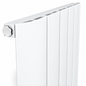 Radiateur vertical SELANIK aluminium 180 cm disponible de 4 à 7 éléments en blanc ou noir pour chauffage moderne chez SQES Tunisie.