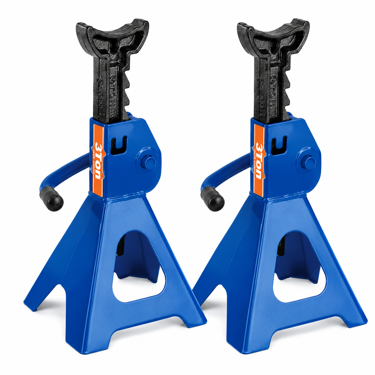 Crics chandelles 3 tonnes en paire WADFOW WHJS0301, sécurité maximale sous véhicule. Acier robuste pour garage professionnel. Livraison en Tunisie — SQES.