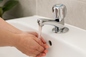 Robinet de lavabo Salakta en utilisation
