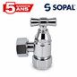 Robinet équerre WC SOPAL 1/2 PEX16 AMECAP raccordement sans fuite | SQES Tunisie
