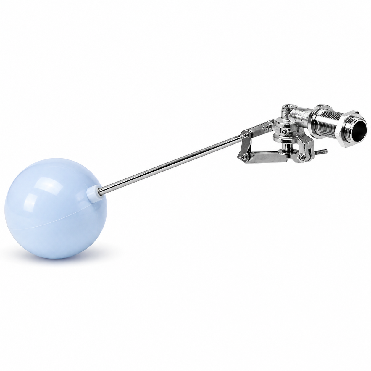Robinet Flotteur Chromé CEG – Dimensions 15/21 B90, 20/27 B120, 26/34 B150, 33/42 B180, 40/49 B220, 50/60 B220 – Robinetterie Plomberie | SQES Tunisie
