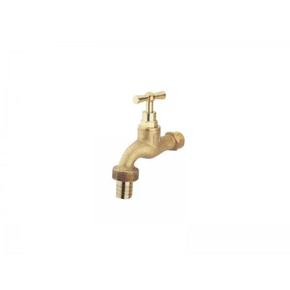 ROBINET JARDIN 15/21 17 BUSE ET ECROU LAITON JAUNE SOPAL - SQES