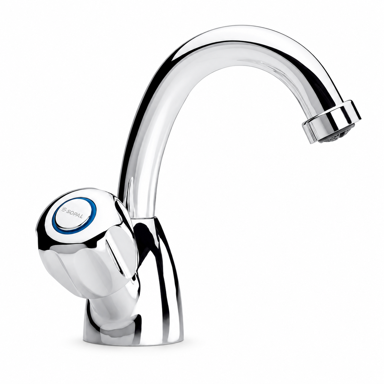 Robinet de Lave-Mains SOPAL Série Salakta 04BLA04 — Tête Céramique Chromé NF EN ISO 1456 WC Compact | SQES Tunisie
