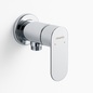 Robinet toilette chrome design compact FRAMO A100 – mécanisme céramique, anti-traces, anti-goutte, fonctionnement silencieux, fabrication italienne premium
