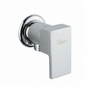 Robinet toilette chrome brillant FRAMO E200 – installation murale, design classique compact, résistant corrosion, fabrication italienne premium
