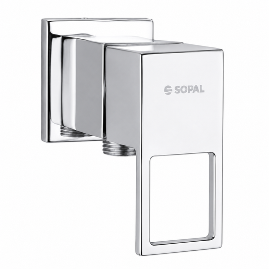 SOPAL Robinet de Toilette Série Zaghouan Réf. 06F0A04 — Bec Cascade en U, Tête Céramique Économie d'Eau, Chromé NF EN ISO 1456, Laiton, Poignée Ergonomique, Garantie 5 Ans, Made in Tunisia | SQES Tunisie
