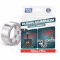 Ruban aluminium Boss Tape 44mm x 10m – scellant imperméable, résistant chaleur, tuyauterie climatisation et toiture
