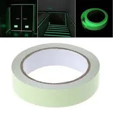Ruban antidérapant phosphorescent Boss Tape 50mm x 5m – brille dans le noir, sécurité escaliers et sorties de secours
