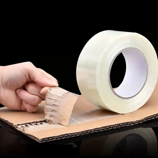 Ruban emballage fibre de verre Boss Tape 45mm x 25m – ultra résistant pour colis lourds et expédition
