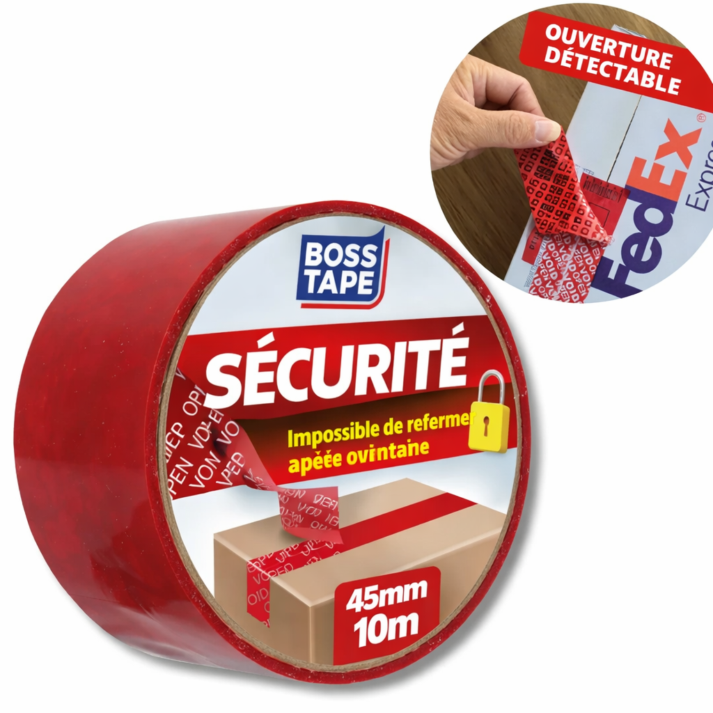 Ruban phosphorescent Boss Tape 15mm x 5m – brille dans le noir, sécurité et signalisation nocturne
