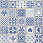 BOSS TAPE Carreau PVC Indigo 30cmx30cm - SQES