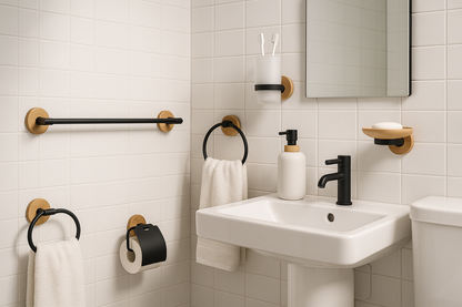 Salle de bain moderne décorée