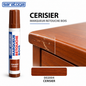 Marqueur retouche bois SARATOGA Cerisier réf. 002004, réparation de rayures sur bois cerisier — visuel illustratif