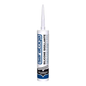 Silicone SARATOGA nero carrozzeria noir, cartouche professionnelle blanche et noire, photo réelle