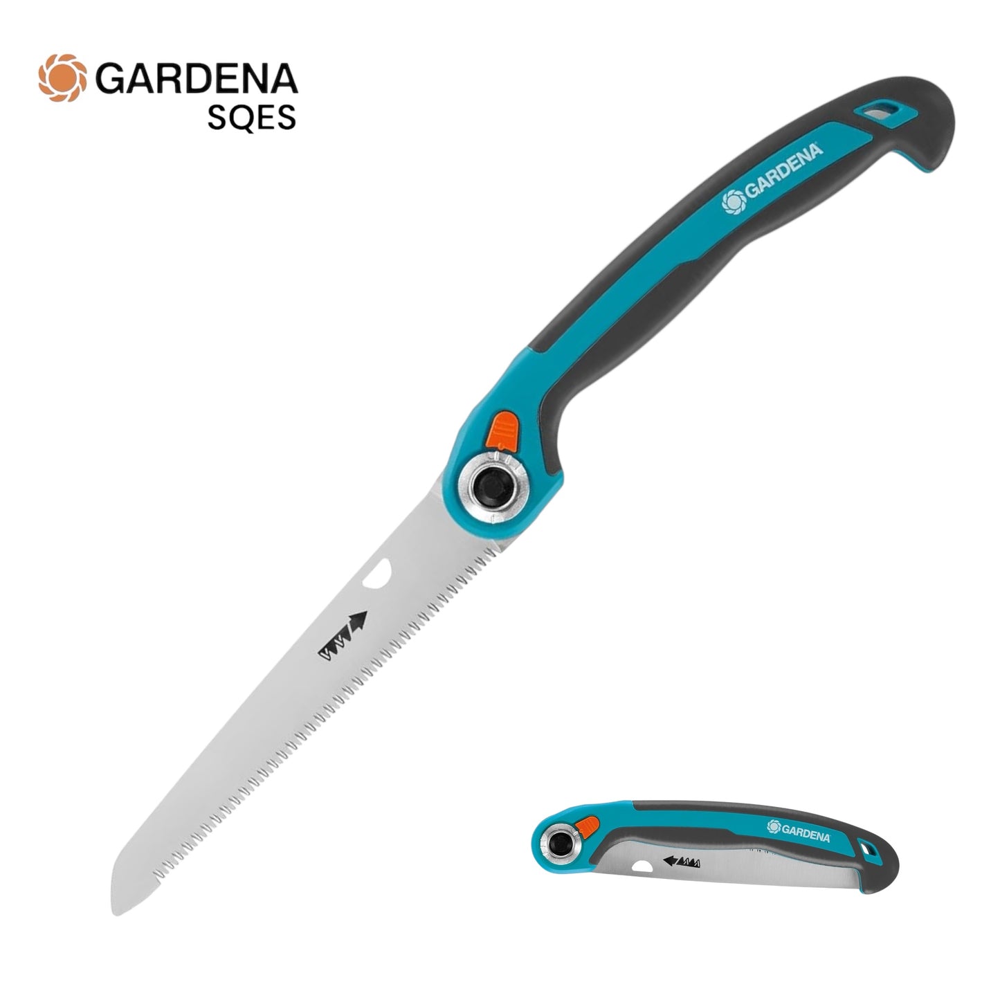 Scie à Élaguer Repliable 200P GARDENA Réf. 3509-20 — Lame 200mm Compacte Portable Élagage Branches Jardin | SQES Tunisie
